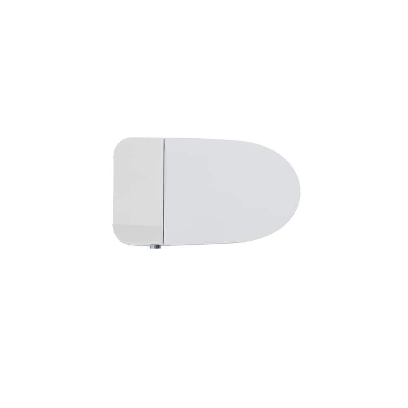 Tankless Smart Toilet With Bidet Built In, One-Piece Bidet Toilet Seat, Auto Flush,Heated Seat,Remote Control