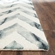 preview thumbnail 34 of 121, SAFAVIEH Dip Dye Marybeth Hand-tufted Wool Chevron Area Rug