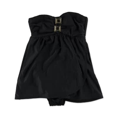 MiracleSuit Womens Seascape Built In Brief One Piece Bandini, Black, 8