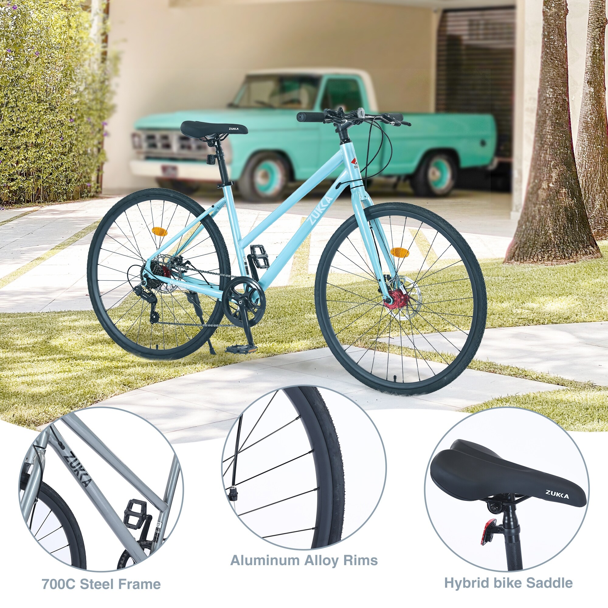 Womens hybrid bike with disc brakes on sale