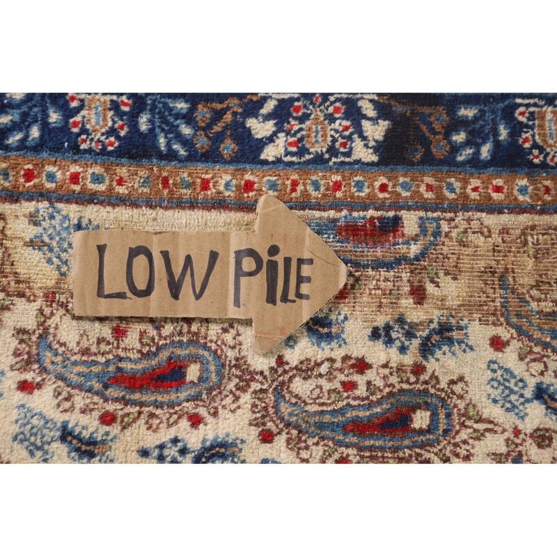 Paisley Mood Persian Vintage Area Rug Hand-Knotted Wool Carpet - 6'9"x 10'7"