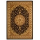 preview thumbnail 13 of 19, SAFAVIEH Lyndhurst Sagit Traditional Oriental Rug 5'3" x 7'6" - Black/Ivory - Rectangle
