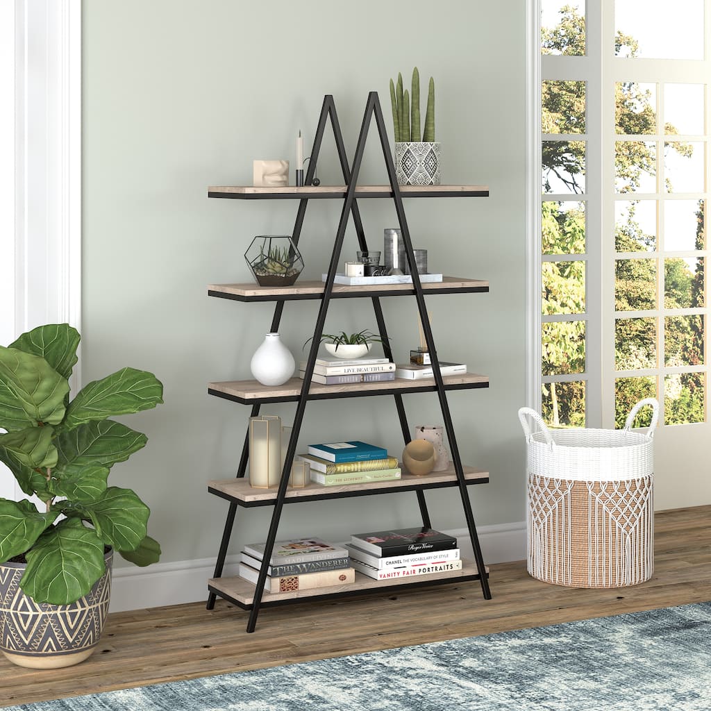 Conry 68'' Tall A-Frame Bookcase