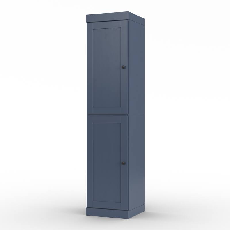 Palace Imports 100% Solid Wood 16.5" Bathroom Storage Cabinet with Shaker Doors and Adjustable Shelves