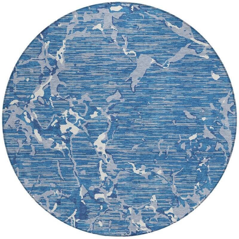 HomeRoots Striped Transitional Rectangle Outdoor Rug