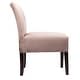 preview thumbnail 27 of 51, Samantha Indoor Living Room Velvet Slipper Chair by Sole Designs