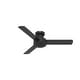 preview thumbnail 2 of 10, Hunter Presto Flush Mount Ceiling Fan w/ Wall Control - Contemporary, Industrial, Scandinavian - LOW PROFILE!
