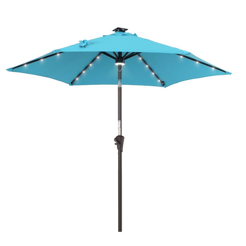 BONOSUKI Outdoor Patio Umbrella with Metal Frame for Modern Patio Living - 12x14FT - Brown