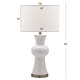 preview thumbnail 20 of 25, SAFAVIEH Lighting 30 inch Navy Lola Column Lamp (Set of 2)