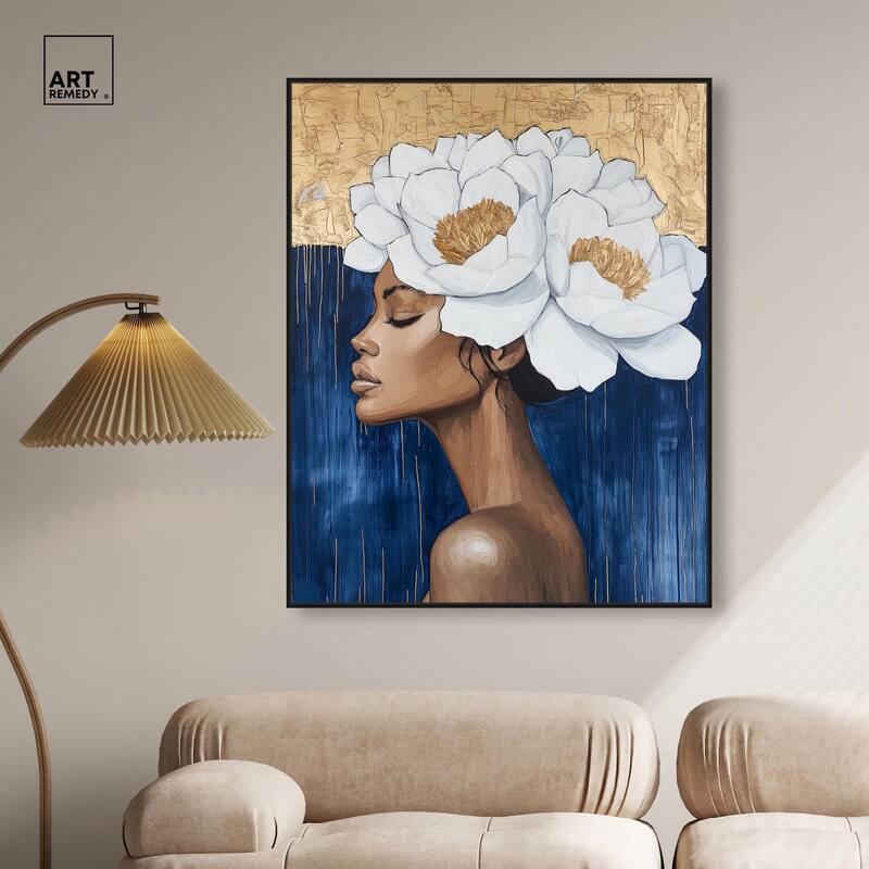 Floral Goddess II Canvas by Art Remedy