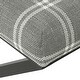 preview thumbnail 51 of 53, Porch & Den Boucher Modern Metal X-base Square Ottoman