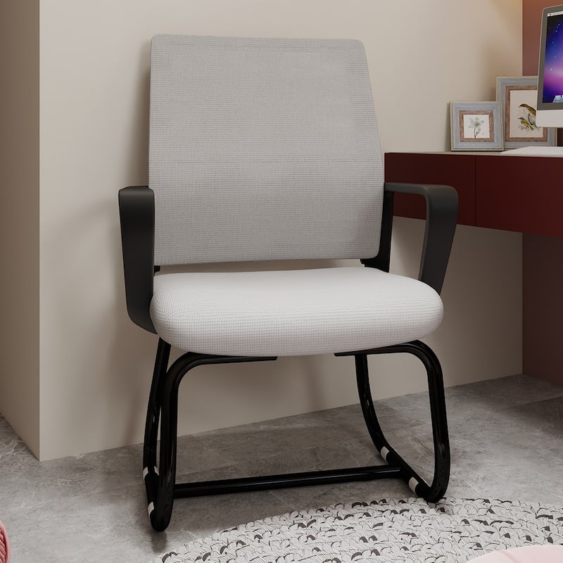 Roomfitters Minimalist Modern Office Chair - Metal Frame, Soft & Comfortable, Home & Office Use