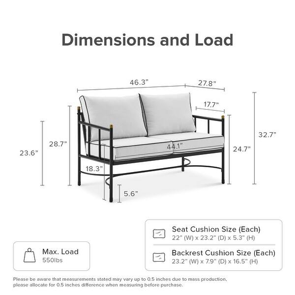 Mopio Odelia Patio Furniture, Outdoor Sectional Conversation Set