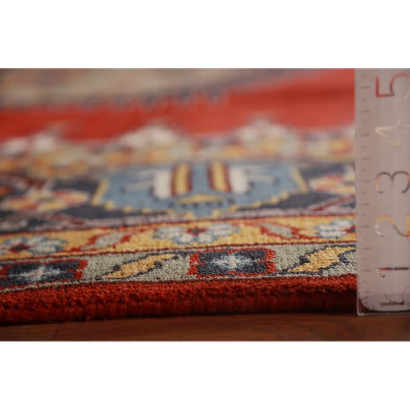 Palace Size Red Viss Indian Large Rug Handmade Wool Carpet - 12'2"x 17'9"