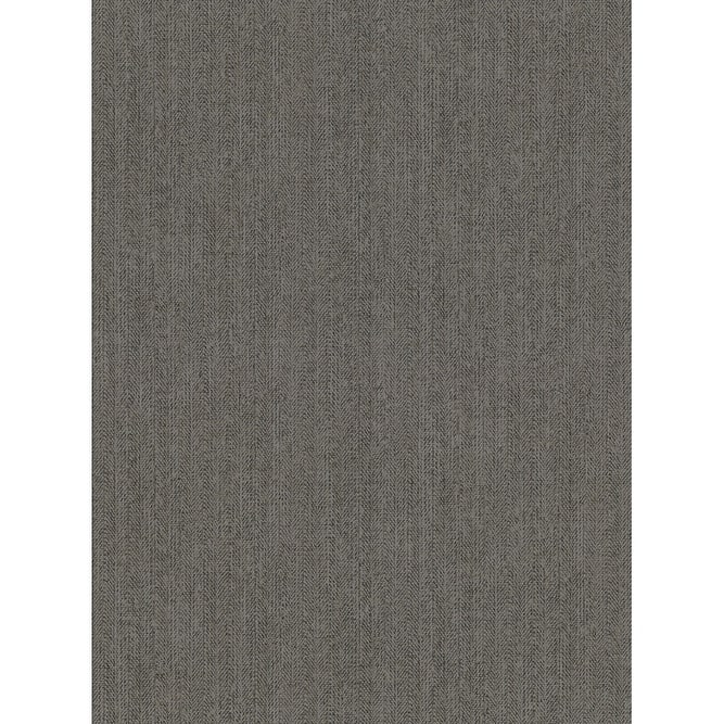 Brewster Holden Taupe Chevron Faux Linen Wallpaper - 21in x 396in x 0.025in
