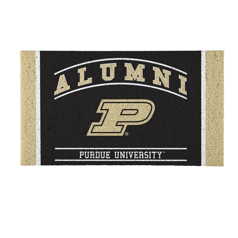 28 in. x 16 in. Purdue University Alumni Full Color PVC Door Mat