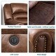 preview thumbnail 16 of 42, Classic Single Sofa Home Theater Recliner Seating With USB Port