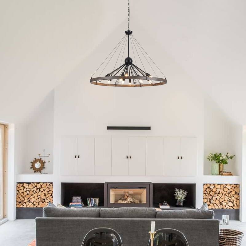 9-Light Candlestick Sputnik Foyer Chandelier Lighting Modern Linear Chandelier for Dining Room Kitchen Island