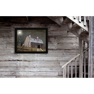 TrendyDecor4U Farmhouse "Midnight Moon" Framed Print Wall Art by Billy ...