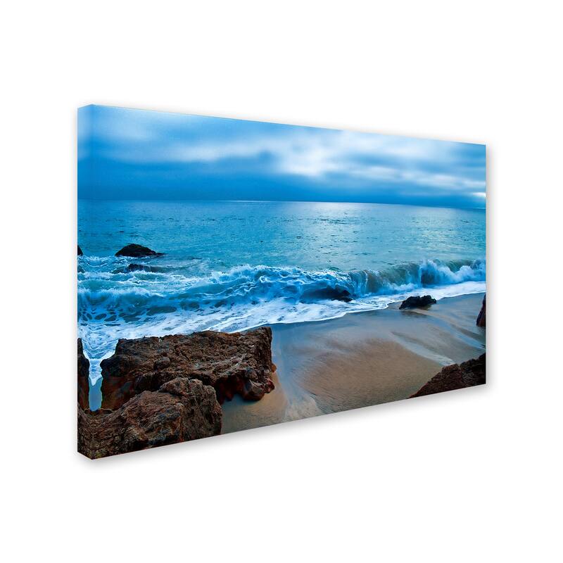 Lori Hutchison 'Zuma Beach' Canvas Art