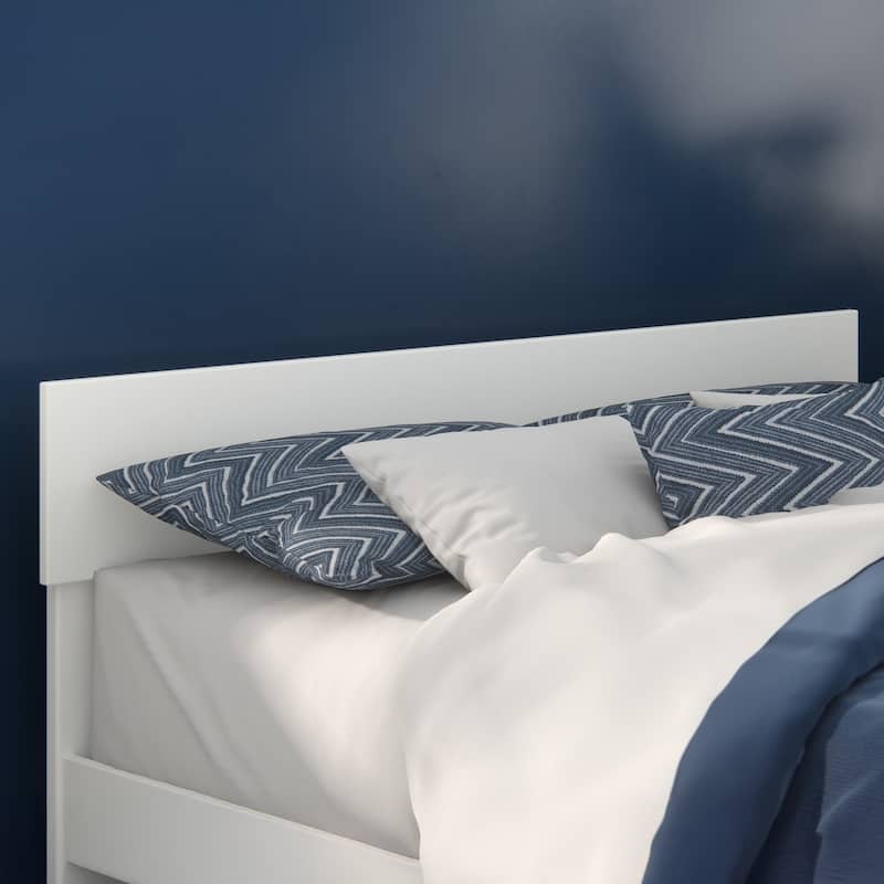 AFI Boston Solid Wood Headboard - White - Full