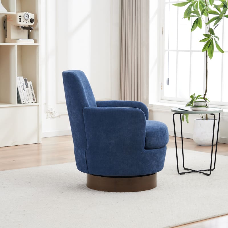 360 Degree PU Leather Swivel Accent Chairs for Living Room,Bedroom