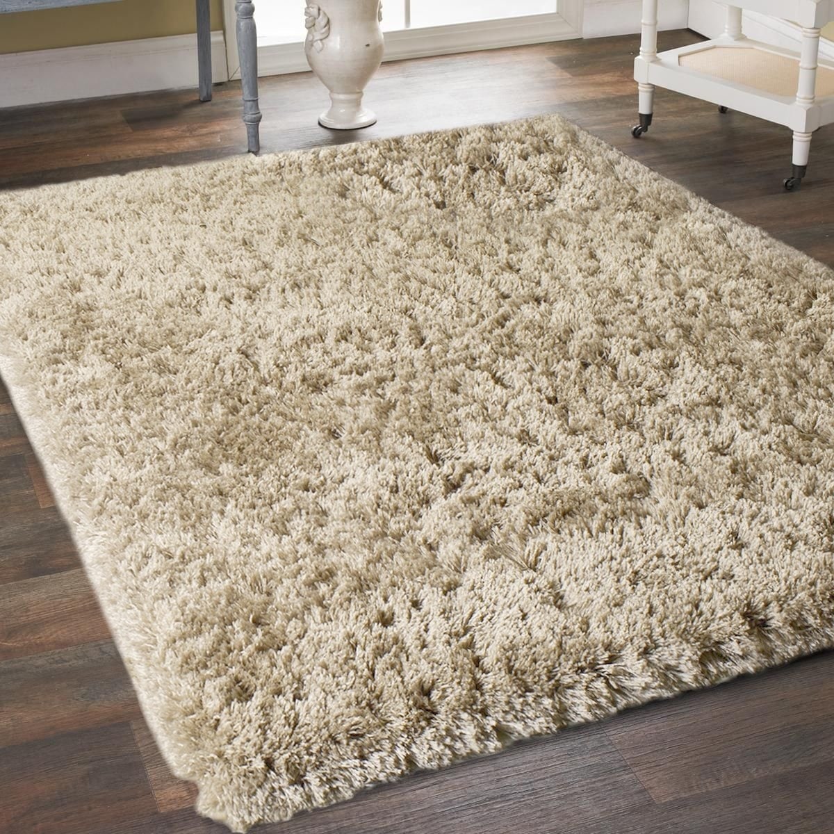 AMAZING SOFT & THICK RUG 'LOVE SHAGGY' Polyester 6cm HIGH QUALITY carpets 6sizes 