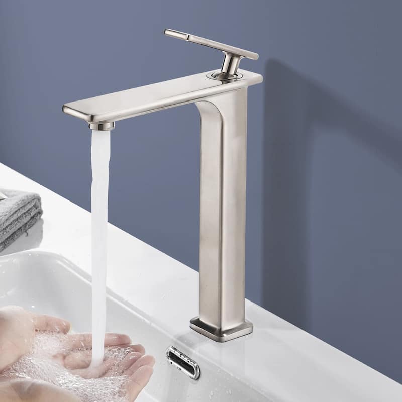Topcraft 6/12in Single Handle Single Hole Bathroom Faucet Bathroom Vessel Faucet