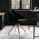 preview thumbnail 32 of 75, Martha Stewart Upholstered Stationary Swivel Home Office Chair