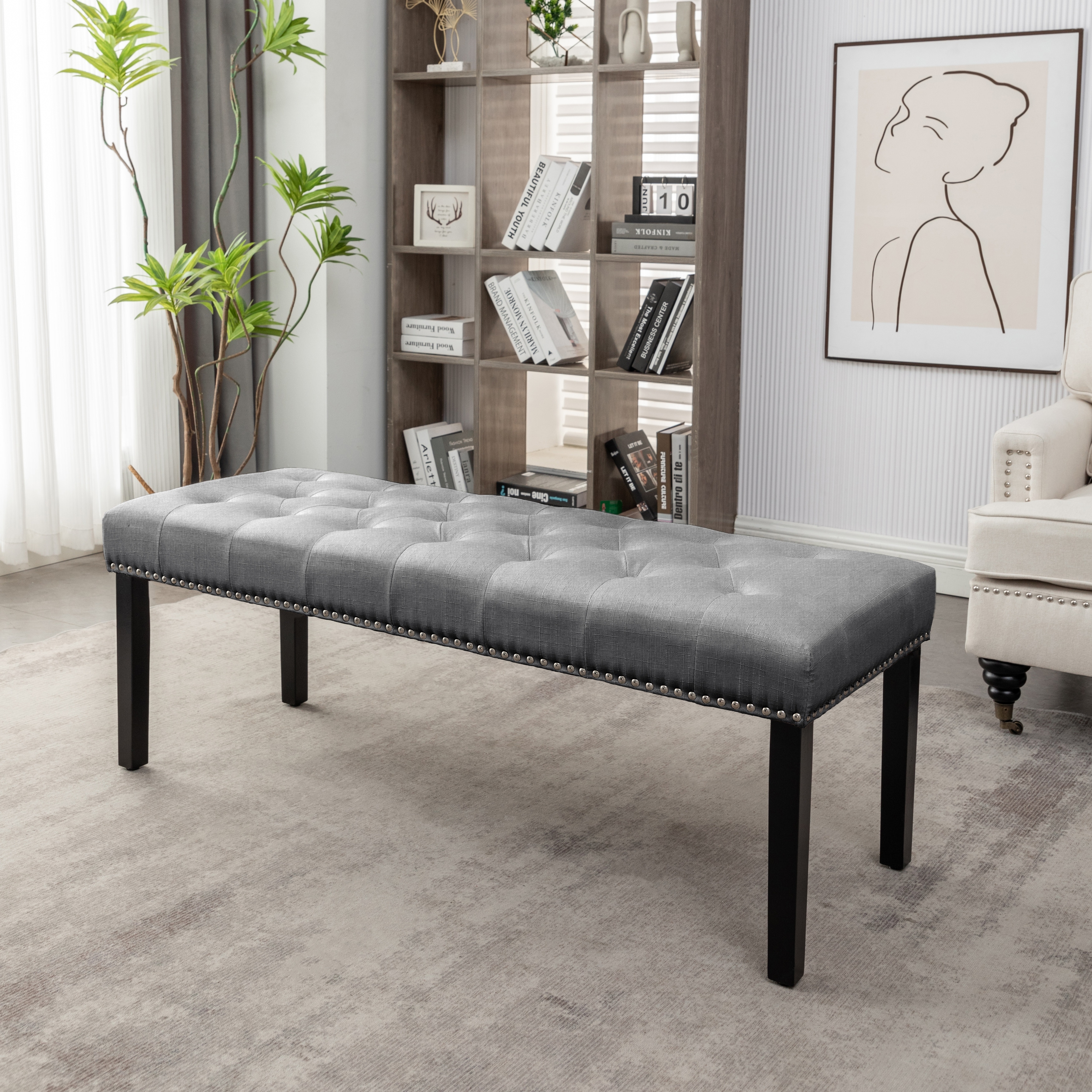 Accent on sale upholstered bench
