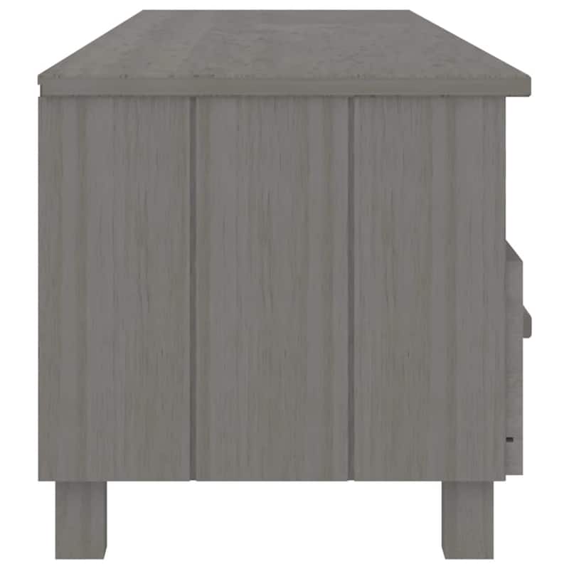 vidaXL TV Stand TV Console Sideboard TV Unit Cupboard HAMAR Solid Wood Pine - 62.2"x15.7"x15.7"