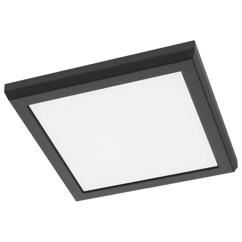 Nuvo Lighting 62/1914 7" Wide LED Flush Mount Square Ceiling Fixture - - Black
