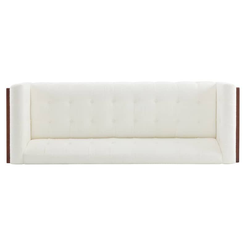McLarnan Contemporary Tufted 3-seat Sofa by Christopher Knight Home - 89.75" L x 31.50" W x 30.25" H