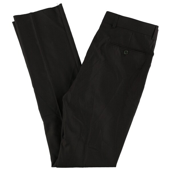 mens black and red plaid dress pants