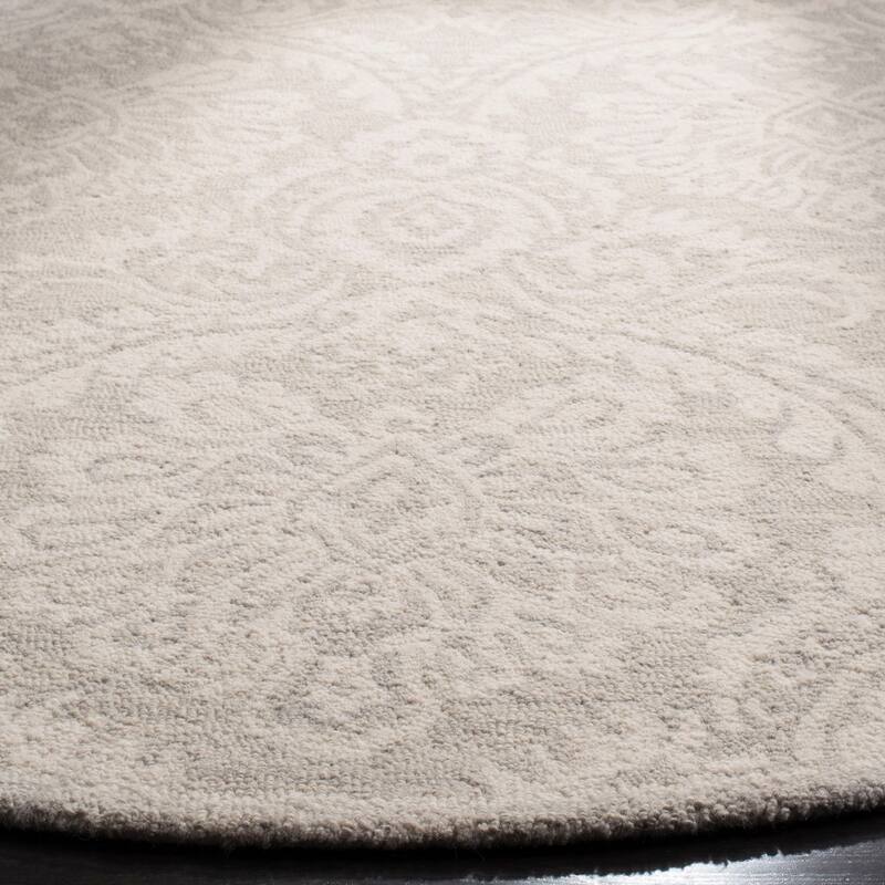 SAFAVIEH Handmade Blossom Esta Modern Floral Wool Rug