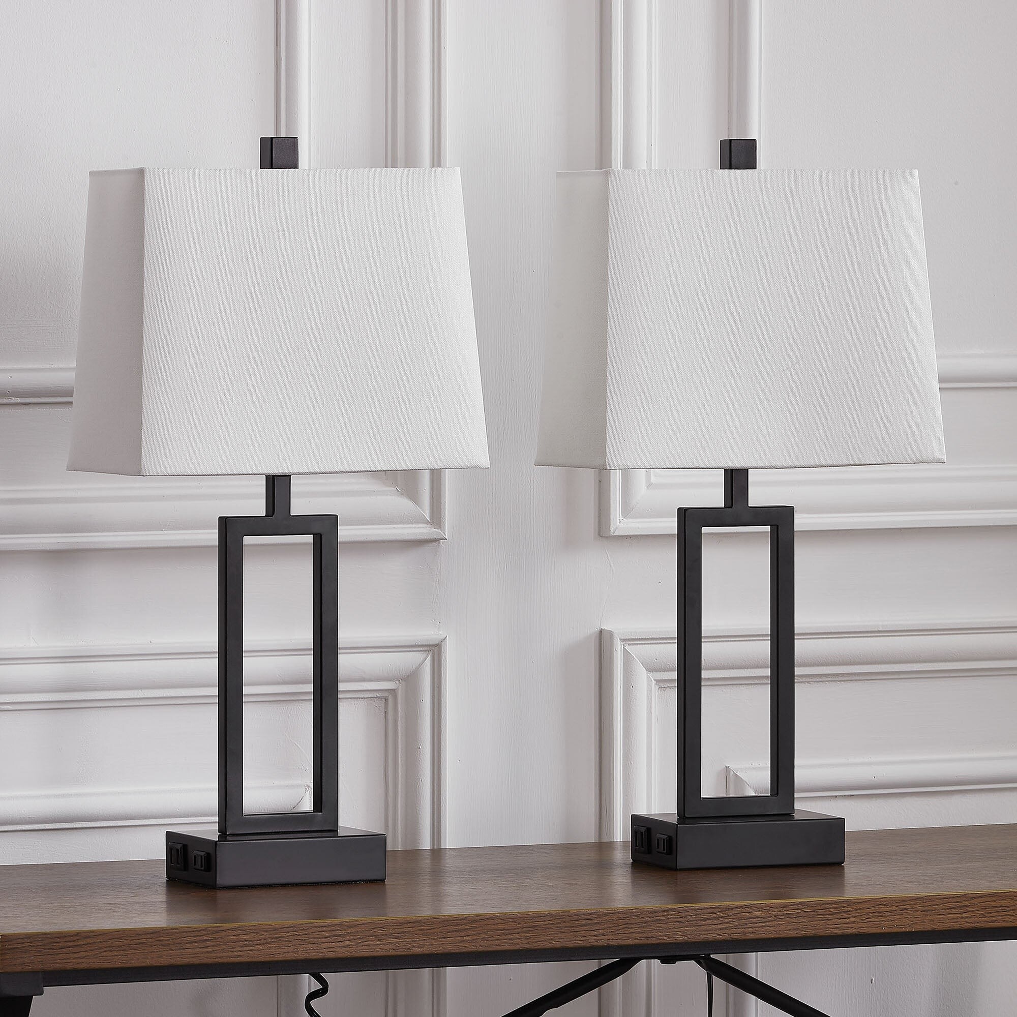 Modern black metal table lamp new arrivals