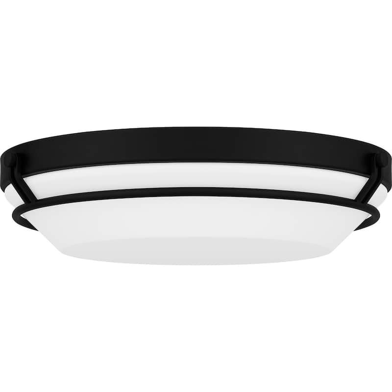 Dunbar LED Flush Mount - Matte Black