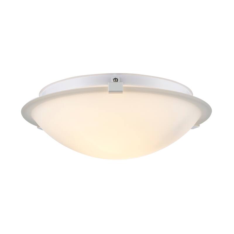 Trans Globe Lighting Neptune 2 Light 12" Wide Flush Mount Bowl Ceiling - White
