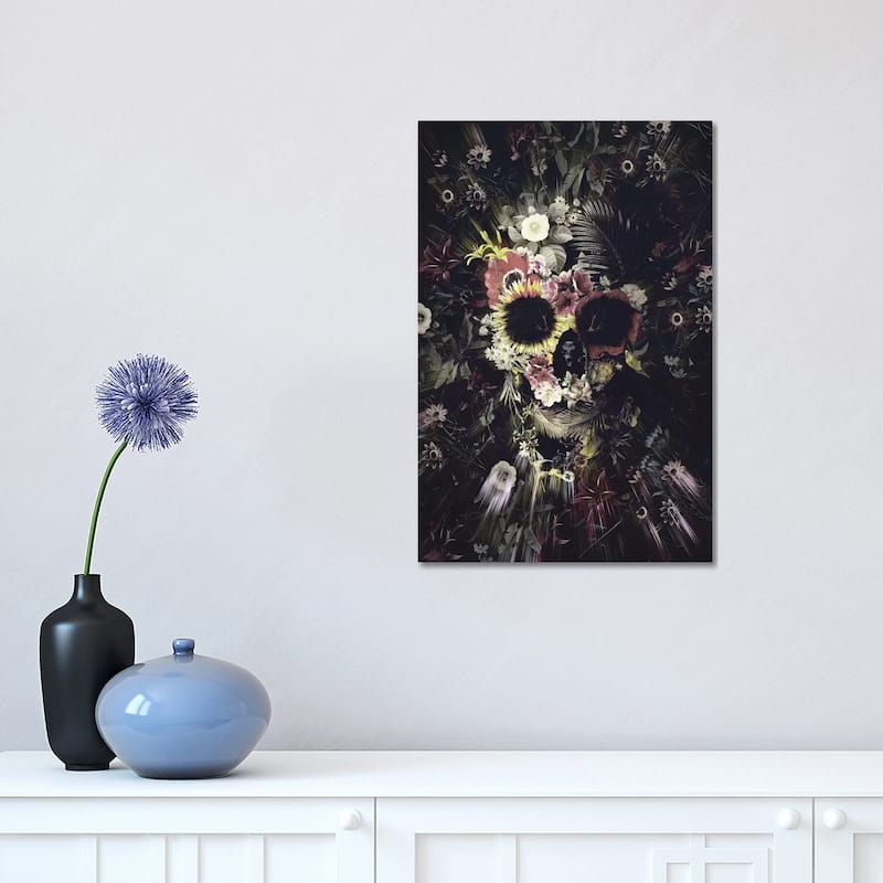 iCanvas "Garden Skull" by Ali Gulec Canvas Print - 18x12x1.5