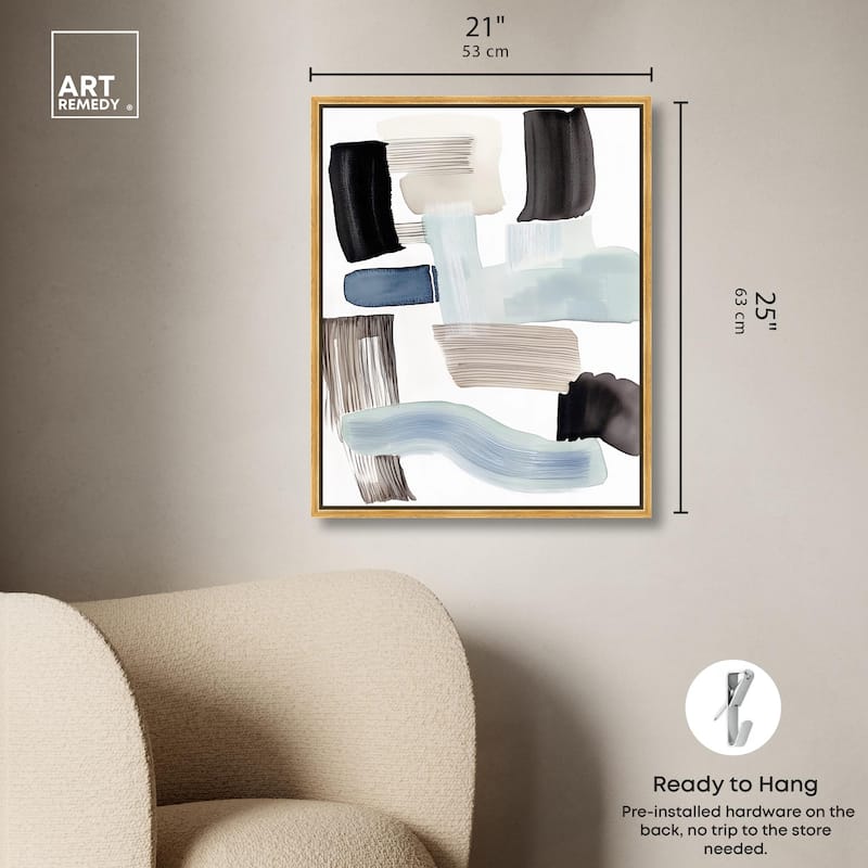 Abstract Order Canvas by Art Remedy