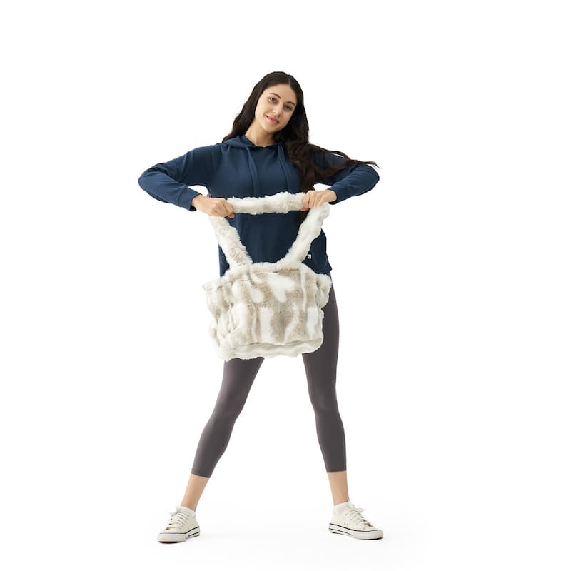 Oh Deer® - Coma Inducer® Plush Tote - White-Tailed Gray - Small