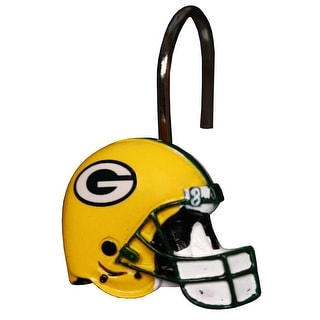 Green Bay Packers Bathroom Shower Curtain Hooks Rings Set - Multi - Bed ...