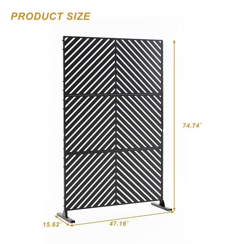 Free Standing Decorative Outdoor Privacy Screen