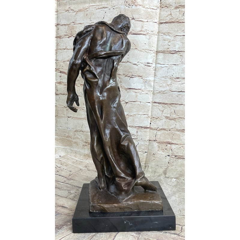 Pierre De Wissant Burghers Of Calais Bronze Statue Sculpture By Auguste Rodin