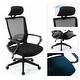 preview thumbnail 4 of 3, Moda M1903-B-P Durable Ergonomic Executive Chair with Adjustable Headrest