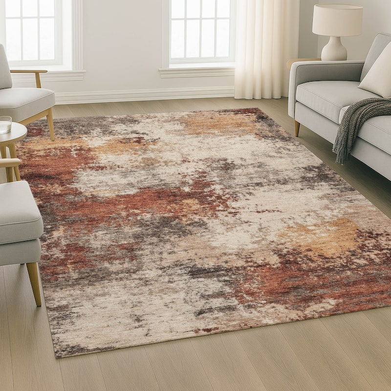 Premium Washable Super Soft Abstract Casual Mayfield Rug