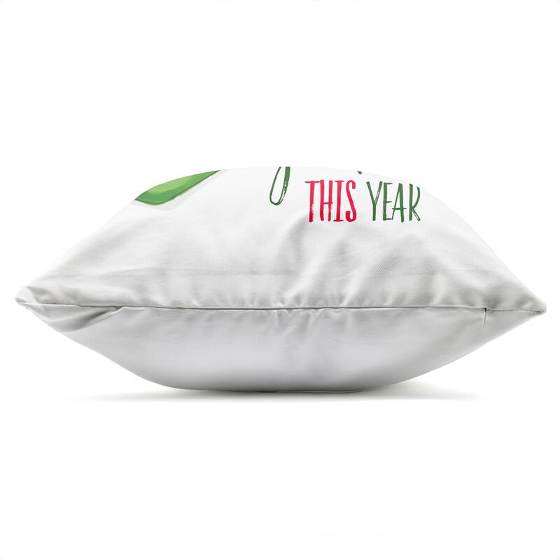 Stupell Festive Be A Good Elf Printed Outdoor Throw Pillow Design by Dogwood Portfolio