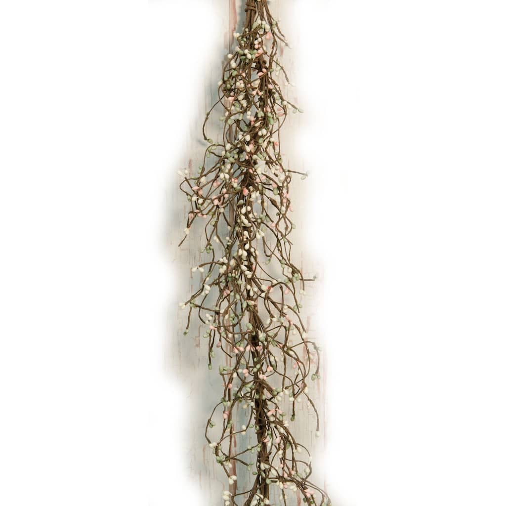 English Garden Pip Garland 4.5 ft. - Brown