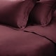 preview thumbnail 98 of 113, Egyptian Cotton 650 Thread Count Solid Duvet Cover Set by Miranda Haus Plum - Full - Queen