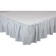 preview thumbnail 7 of 6, Sawyer Mill Ticking Stripe Bed Skirt